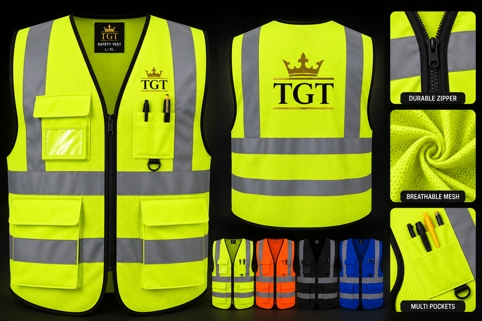 HIGH-VISABILITY SAFETY VEST